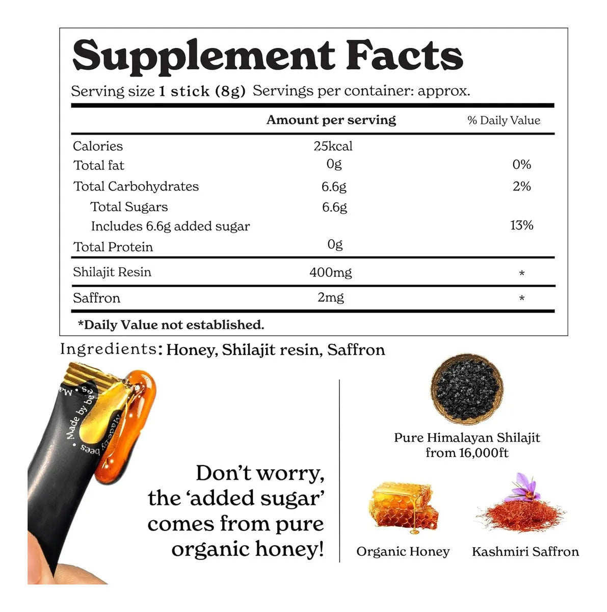 Shilajit Honey Sticks 30pcs